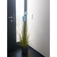 Europalms Alliumgras, Kunstpflanze, blau, 120 cm
