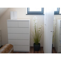 Europalms jasmine grass, artificial plant, white, 130 cm