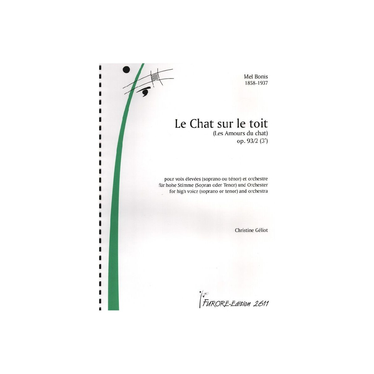 Le Chat sur le toit (Les Amours du chat) op.93/2 (3)