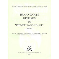Hugo Wolfs Kritiken im Wiener Salonblatt