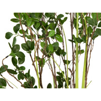 Europalms Immergrünstrauch mit Gras, Kunstpflanze, 152 cm