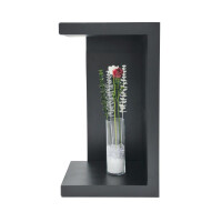 Europalms Kristalleukalyptus, Kunstpflanze, burgund, 81cm 12x