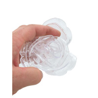 Europalms Kristallrose, Kunstblume, transparent, 81cm 12x