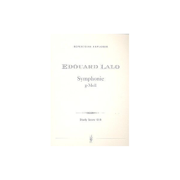 Sinfonie g-Moll für Orchester