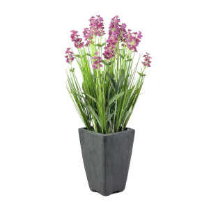 Europalms Lavendel, kunstpflanze, ros&eacute;, im...