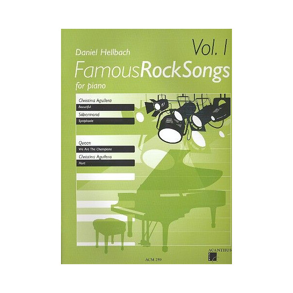 Famous Rock Songs vol.1: für Klavier