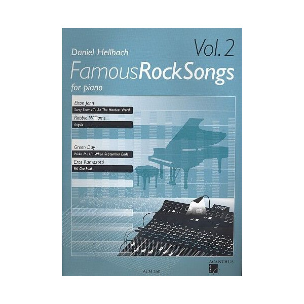 Famous Rock Songs vol.2: für Klavier