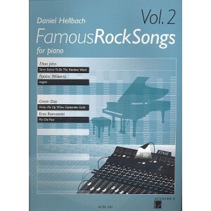 Famous Rock Songs vol.2: f&uuml;r Klavier