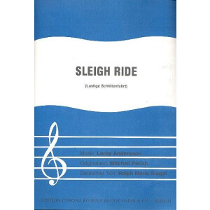 Sleigh ride: Einzelausgabe f&uuml;r