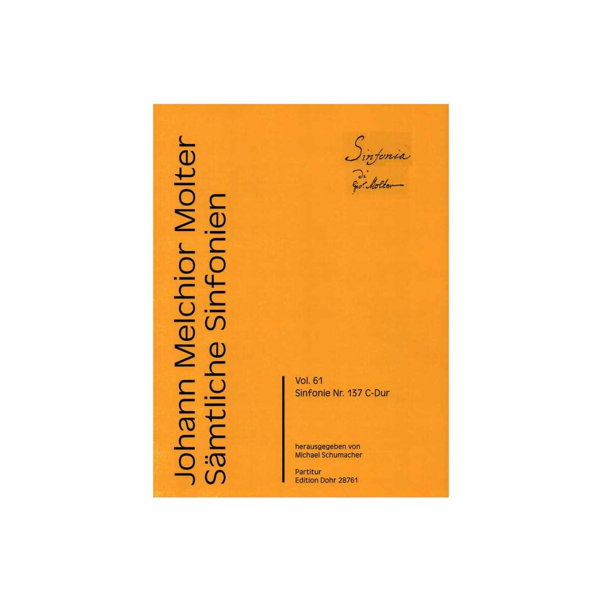 Sämtliche Sinfonien Band 61 - Sinfonie C-Dur Nr.137