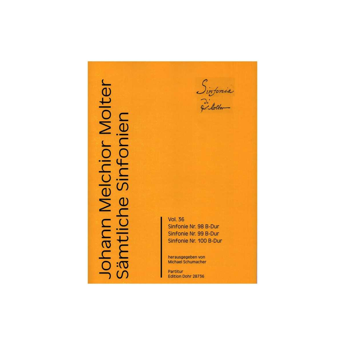 Sämtliche Sinfonien Band 36 - Sinfonien B-Dur Nr. 98, 9