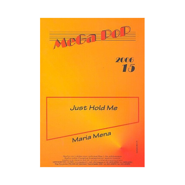 Just hold me: Einzelausgabe