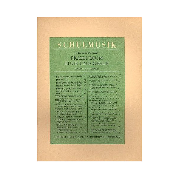 Präludium, Fuge und Gigue