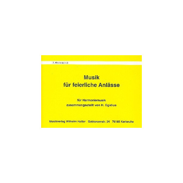 Musik für feierliche Anlässe