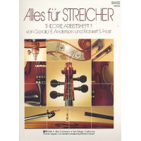 Alles für Streicher Band 1 Theorie Arbeitsheft