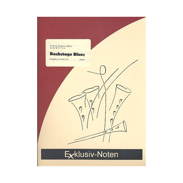 Backstage Blues: für 4 Saxophone (SATBar)