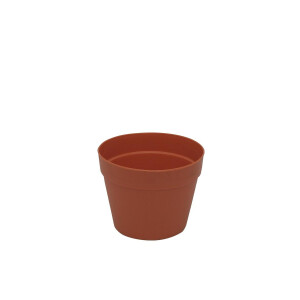 Europalms Übertopf aus Kunststoff, rot, 17cm