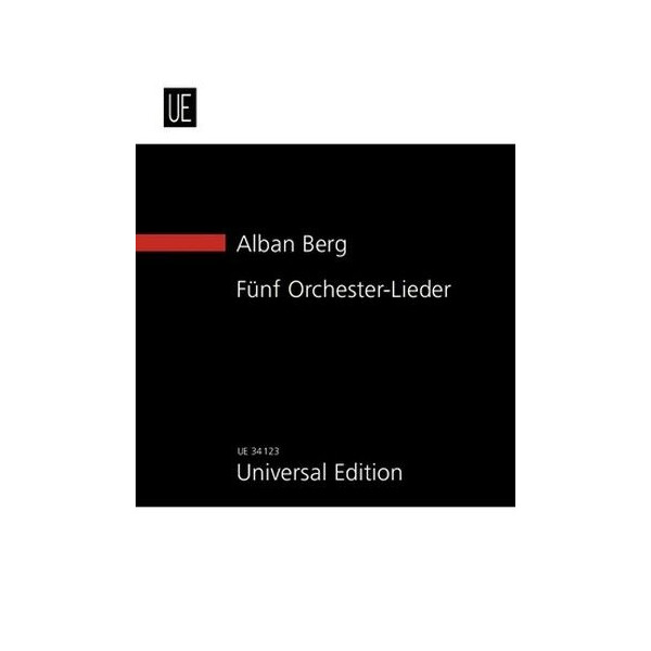 5 Orchester-Lieder op.4 für Gesang