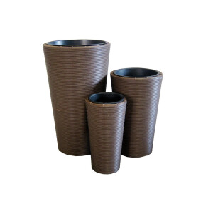 Europalms Dekotopf-Set "INDIA" 74/54/44cm