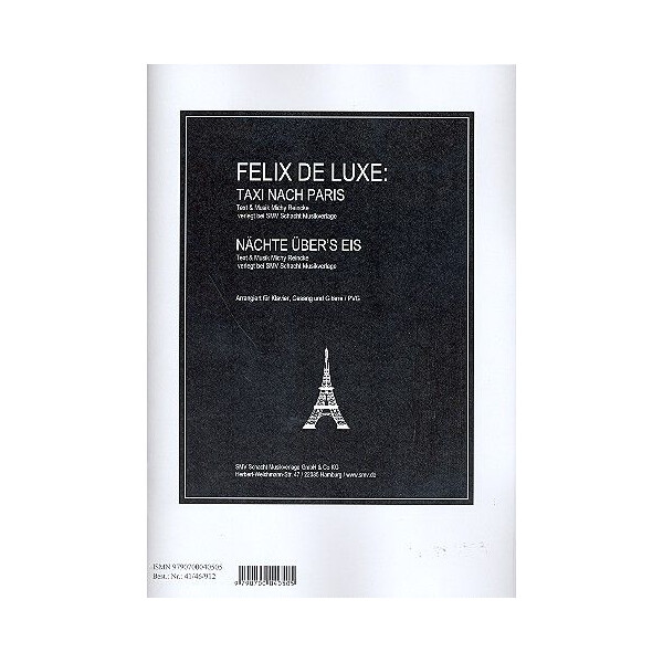 Taxi nach Paris und Nächte übers Eis: