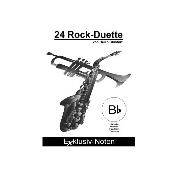 24 Rock-Duette: für 2 B-Instrumente