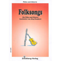 Folksongs: für Flöte und Gitarre