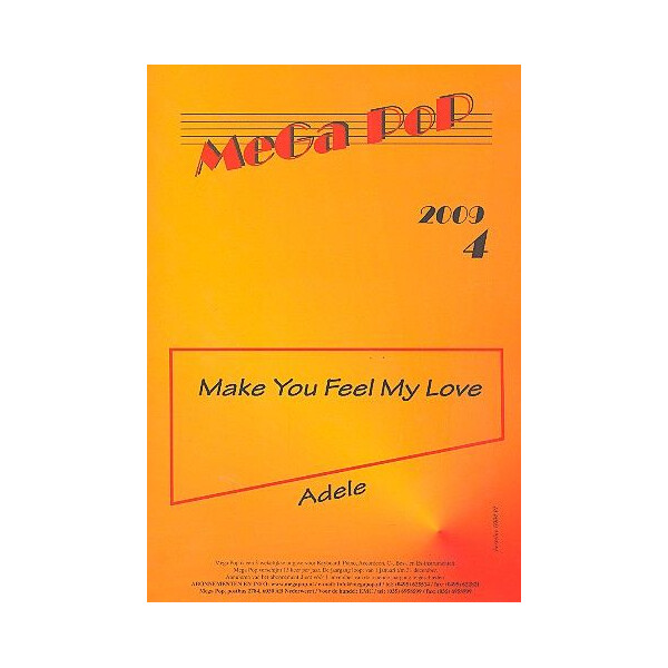 Make You feel my Love: für Klavier (en)