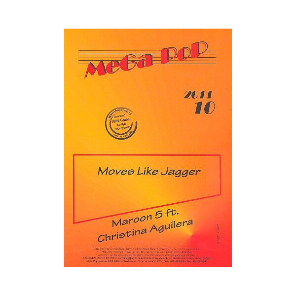 Moves like Jagger: für Klavier (en)