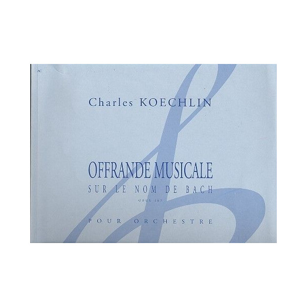 Offrande musicale sur le nom de Bach op.187