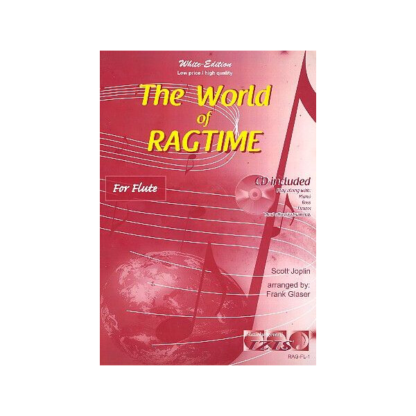 The World of Ragtime (+CD): for flute