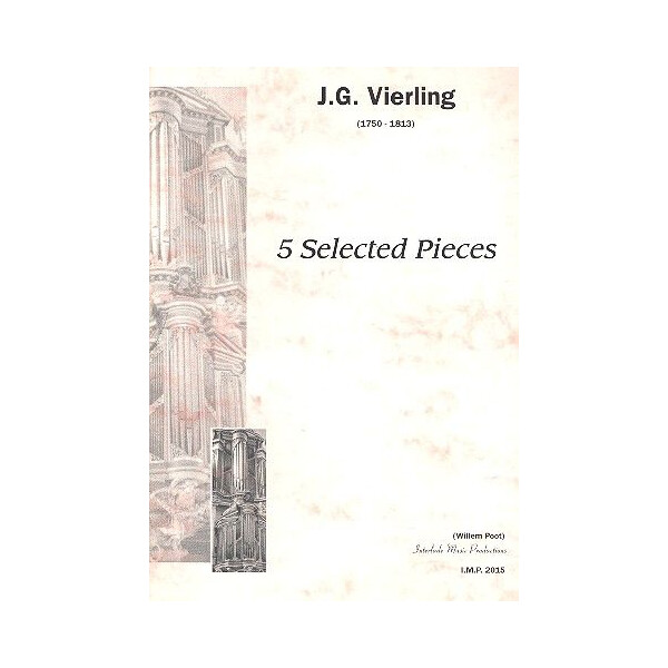 5 selected Pieces for organ