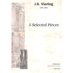 5 selected Pieces for organ