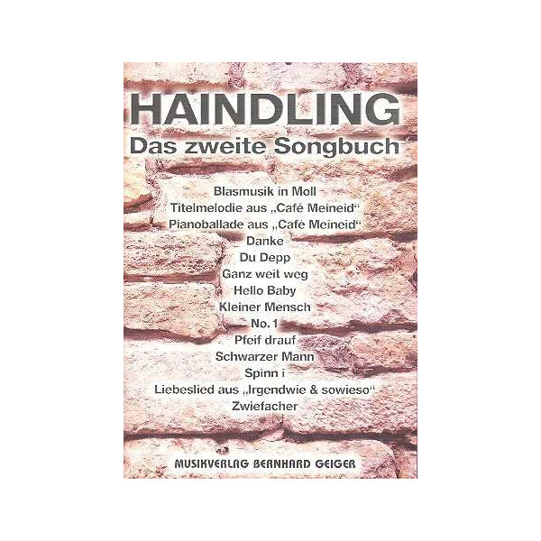 Haindling - Das zweite Songbuch: