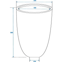 Europalms Leichtsin CUP-69, schwarz, glänzend