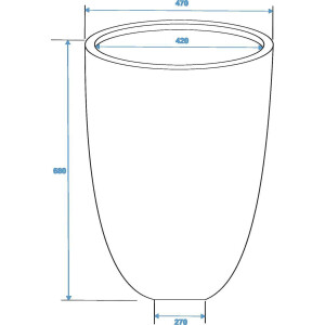 Europalms Leichtsin CUP-69, braun, glänzend