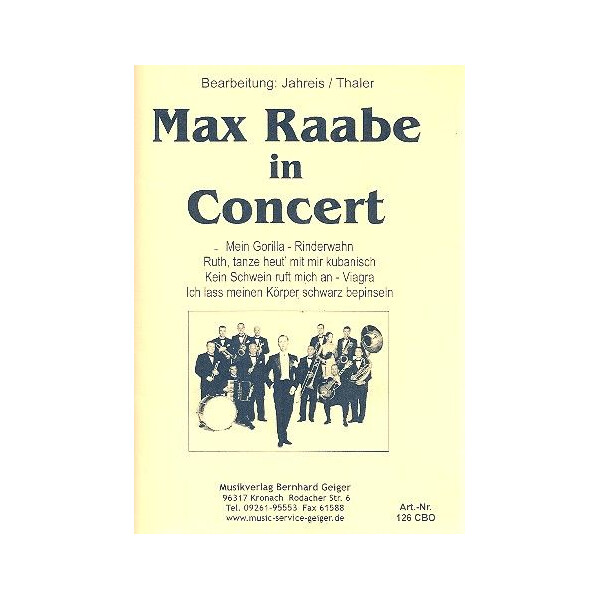 Max Raabe in Concert (Medley):