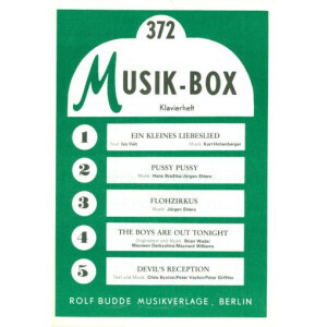 Musik Box Klavierheft Band 372