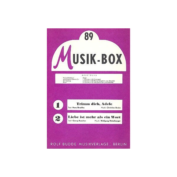 Trimm dich Adele und Liebe ist