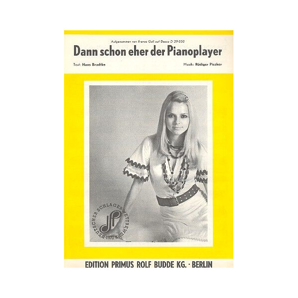 Dann schon eher der Pianoplayer: