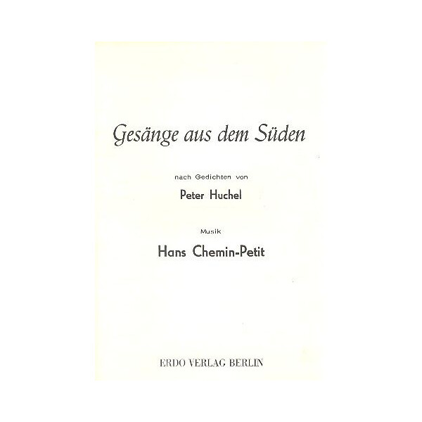 Gesänge aus dem Süden nach
