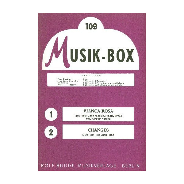 Bianca Rosa und Changes: