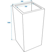 Europalms Leichtsin BOX-100, rot, glänzend