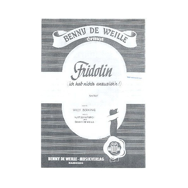 Fridolin ich hab nichts anzuziehn: