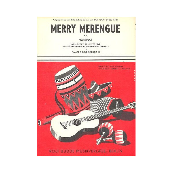 Merry merengue: für Klavier