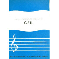 Geil: Einzelausgabe Gesang und Klavier