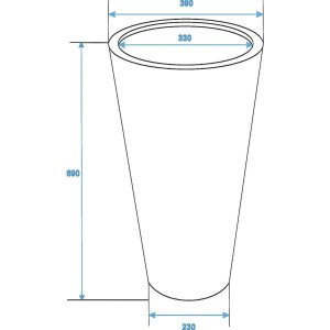 Europalms Leichtsin ELEGANCE-69, rot, glänzend