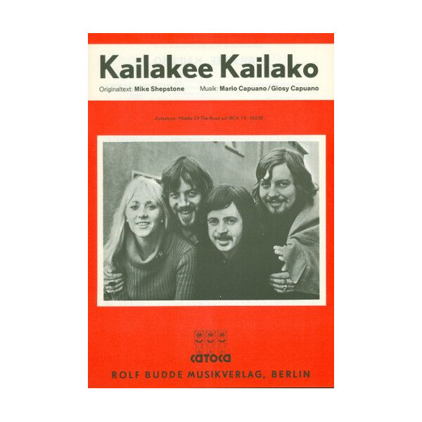 Kailakee Kailako: für Klavier