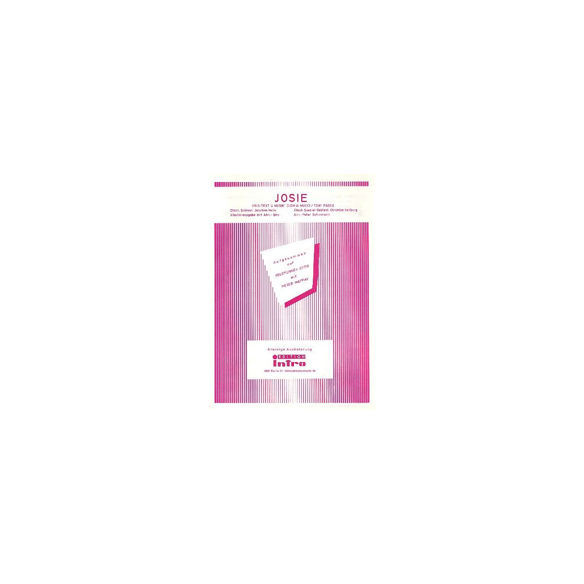 Josie: Einzelausgabe box