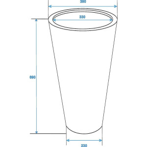 Europalms Leichtsin ELEGANCE-69, braun, glänzend