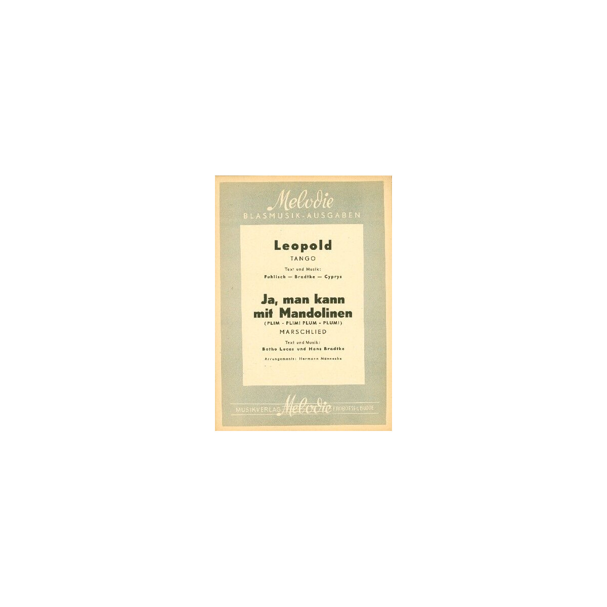 Leopold und Ja man kann mit Mandolinen: box